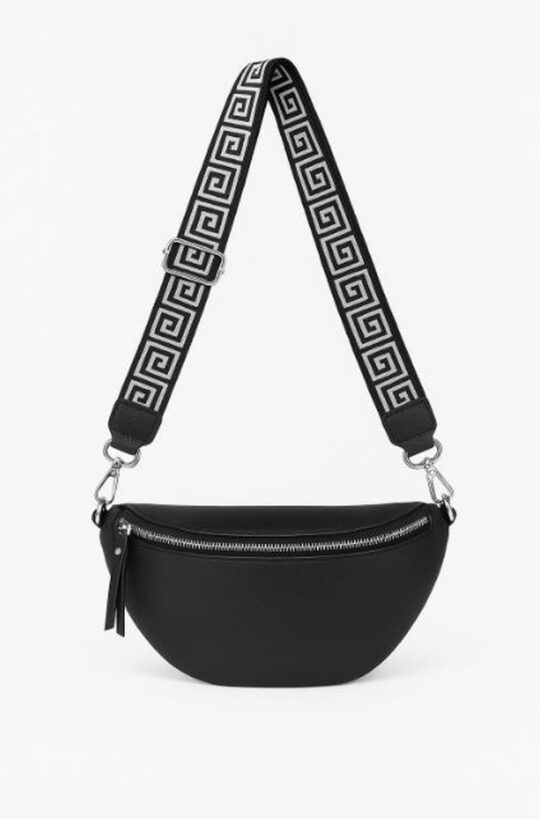 Torbica za okoli pasu LS COLLECTION Dublin - črna