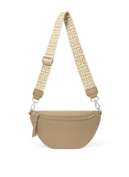 Torbica za okoli pasu LS COLLECTION Dublin - bež