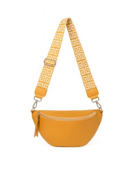 Torbica za okoli pasu LS COLLECTION Dublin - rumena