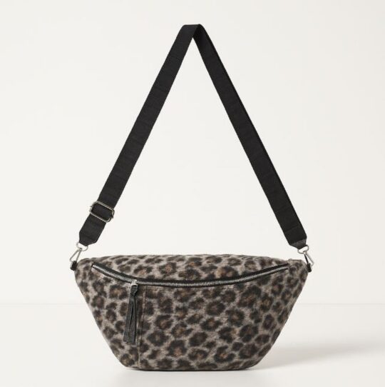 Torbica za okoli pasu LS COLLECTION Dublin - Animal Print, mix