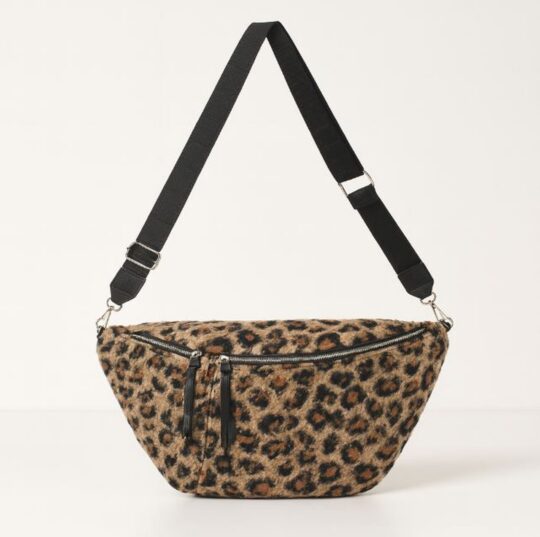 Torbica za okoli pasu LS COLLECTION Dublin - Animal Print, mix