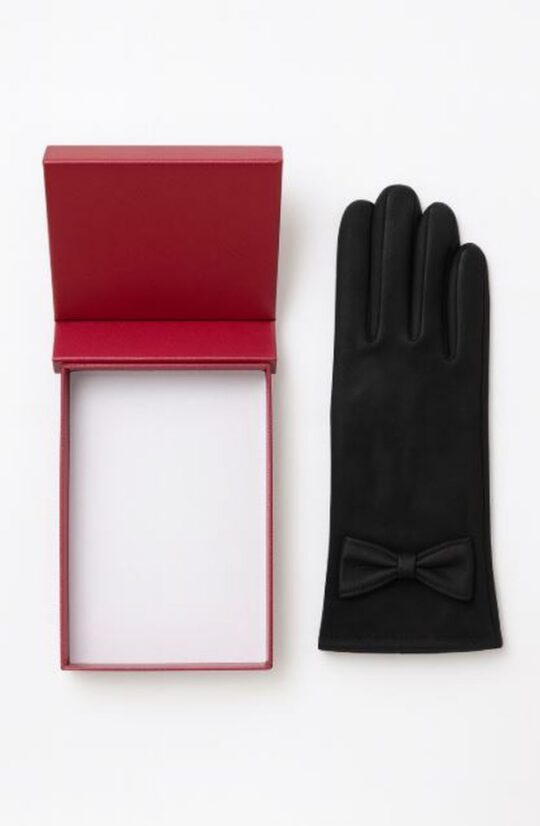 Rokavice LS COLLECTION Diana - črne, v darilni embalaži