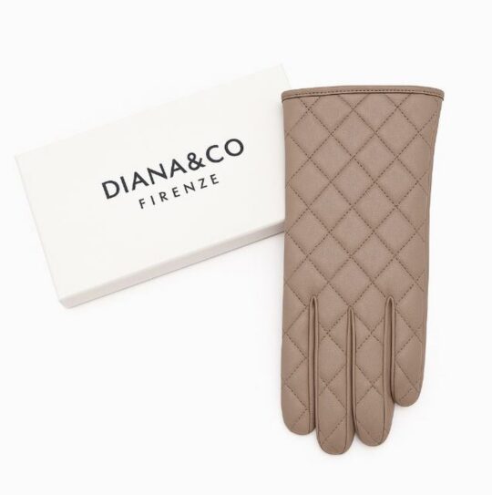 Rokavice LS COLLECTION Diana - bež, v darilni embalaži