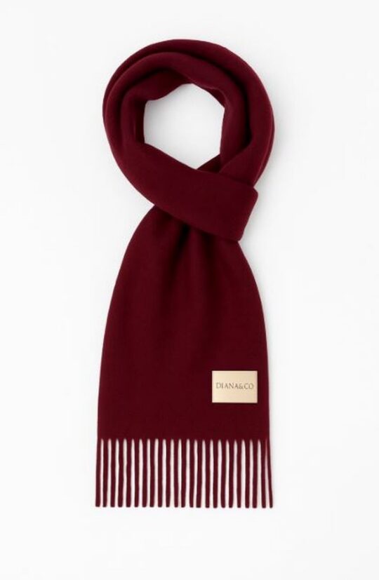 Šal LS COLLECTION - bordo