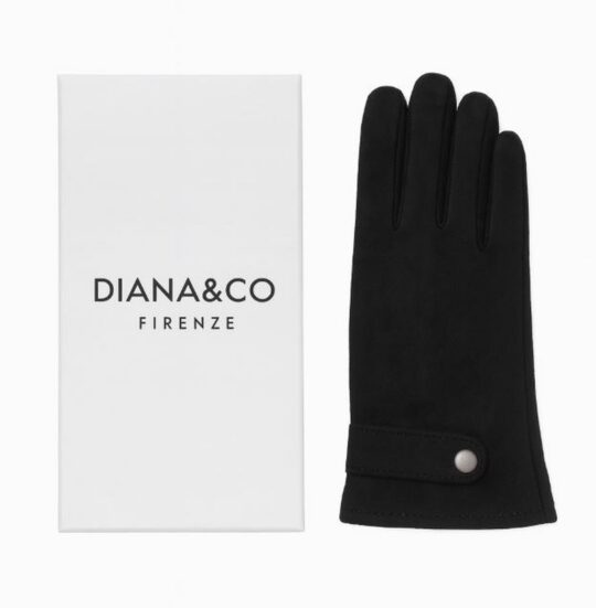 Rokavice LS COLLECTION Diana - sive, v darilni embalaži