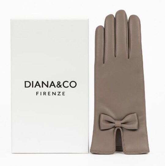 Rokavice LS COLLECTION Diana - bež, v darilni embalaži