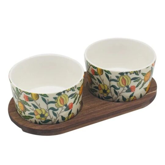 Set skled LEONARDO - na lesenem pladnju, 2v1