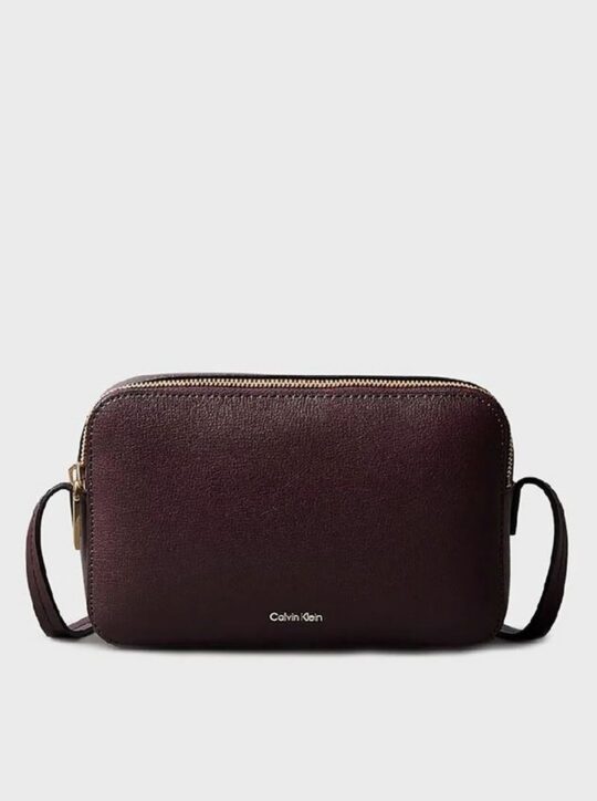 Torbica za čez ramo CALVIN KLEIN Foil Logo - roza