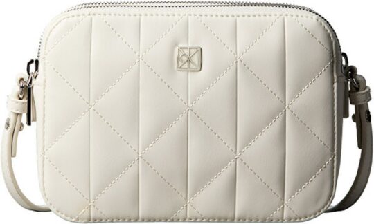 Torbica za čez ramo CALVIN KLEIN Quilted - bela