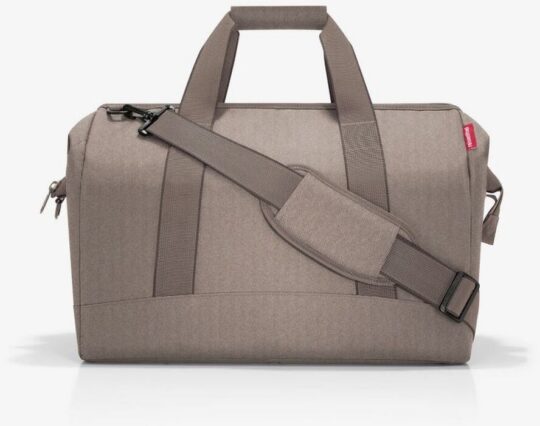 Potovalna torba REISENTHEL - herringbone mokka