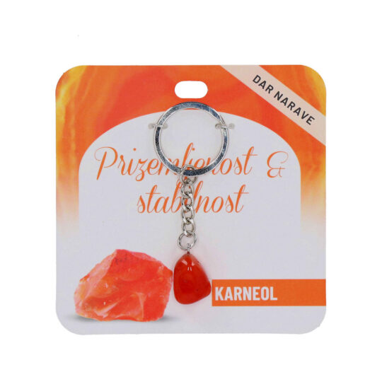 Obesek za ključe Karneol Zdravje - poldragi kamen