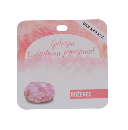 Zapestnica Roževec Zdravje - poldragi kamen
