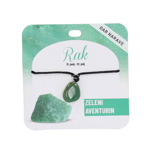 Obesek Aventurin Zodiak - poldragi kamen