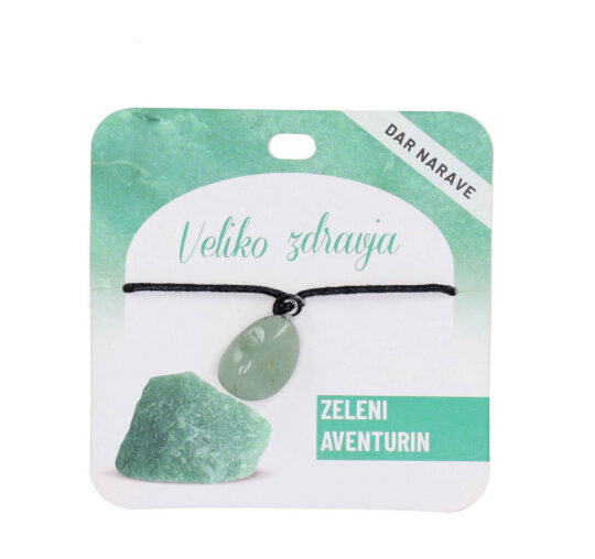 Obesek Aventurin Želja - poldragi kamen
