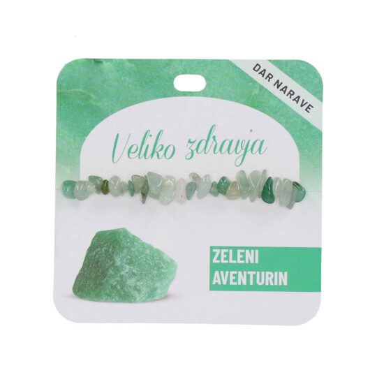 Zapestnica Aventurin Želja - poldragi kamen