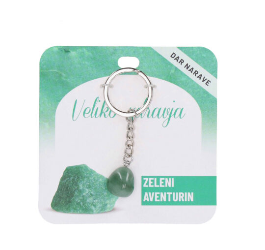 Obesek za ključe Aventurin Želje - poldragi kamen