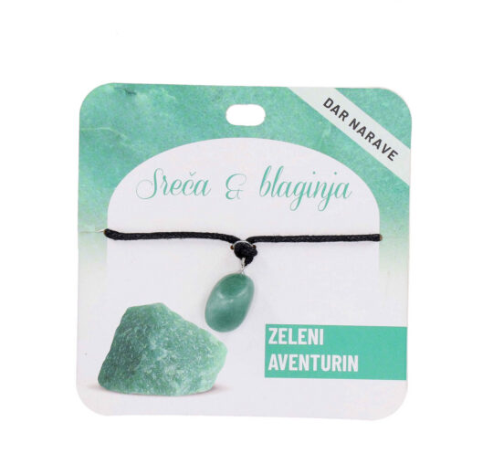 Obesek Aventurin Zdravje - poldragi kamen