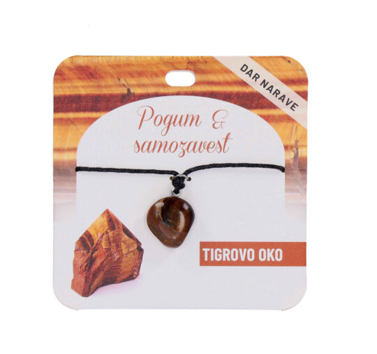 Obesek Tigrovo oko Zdravje - poldragi kamen