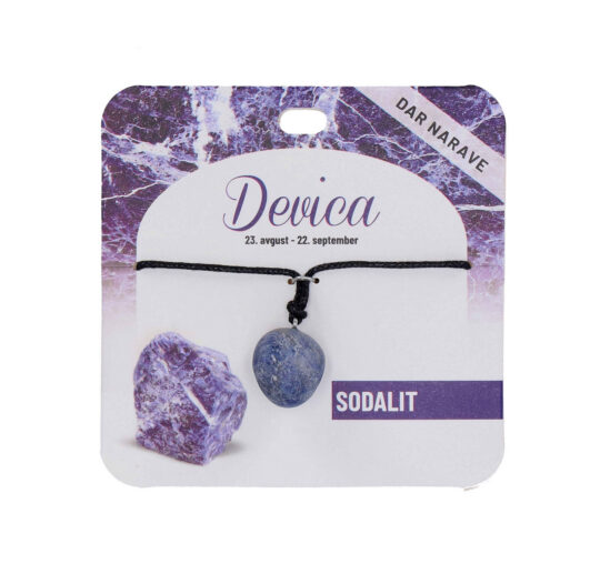 Obesek Sodalit Zodiak - poldragi kamen