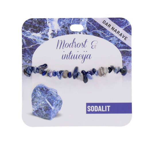 Zapestnica Sodalit Zdravje - poldragi kamen
