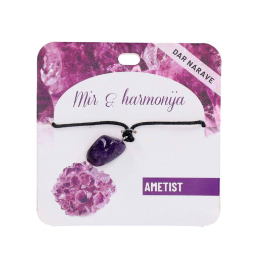 Obesek Ametist Zdravje - poldragi kamen