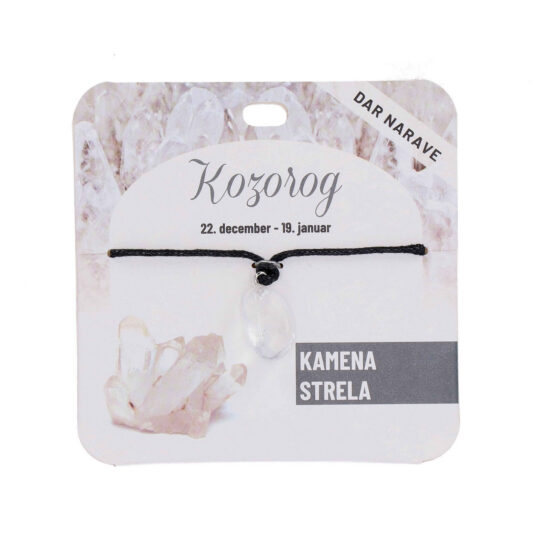 Obesek Kamena strela Zodiak - poldragi kamen