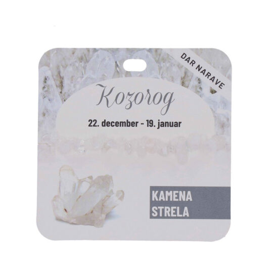 Zapestnica Kamena strela Zodiak - poldragi kamen