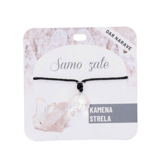 Obesek Kamena strela Želja - poldragi kamen