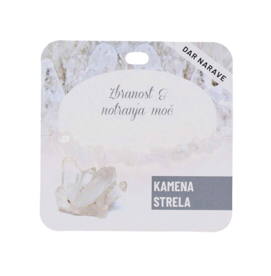 Zapestnica Kamena strela Zdravje - poldragi kamen