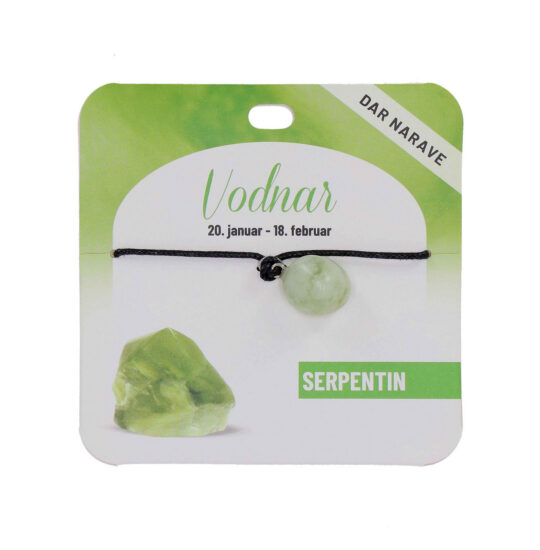 Obesek Serpentin Zodiak - poldragi kamen