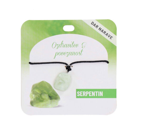 Obesek Serpentin Zdravje - poldragi kamen