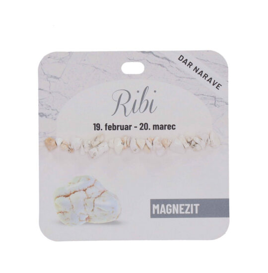 Zapestnica Magnezit Zodiak - poldragi kamen