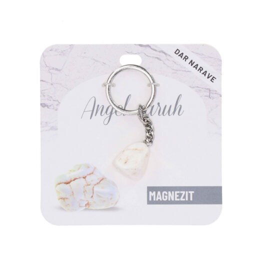 Obesek za ključe Magnezit Želje - poldragi kamen