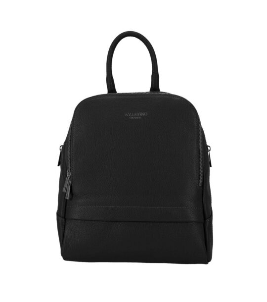 Modni nahrbtnik LUXBAG - črn, usnjen, basic