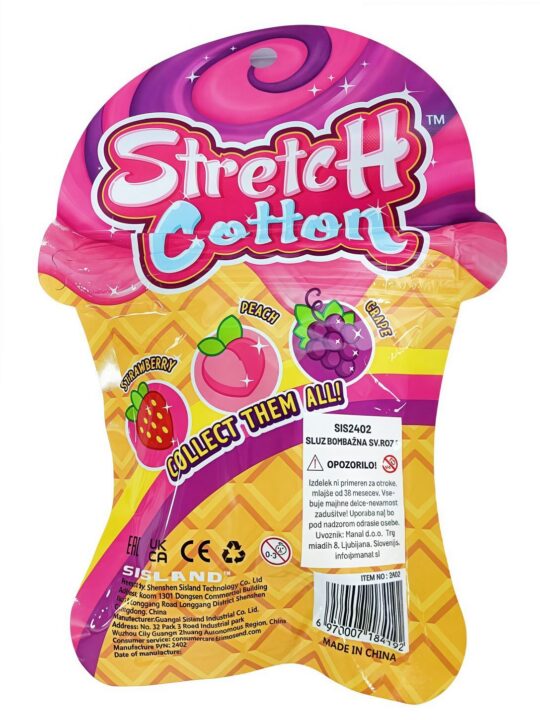 Sluz bombažna Sisland - sv.roza