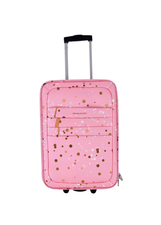 Kabinski kovček TRAVEL AND MORE - zlat, 34 l