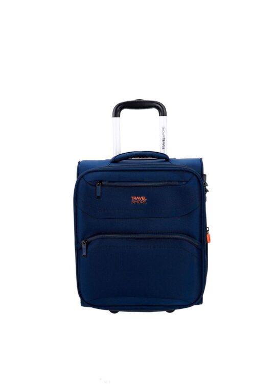 Kabinski kovček TRAVEL AND MORE - moder, 45×35×18 cm, 29 l, za EasyJet