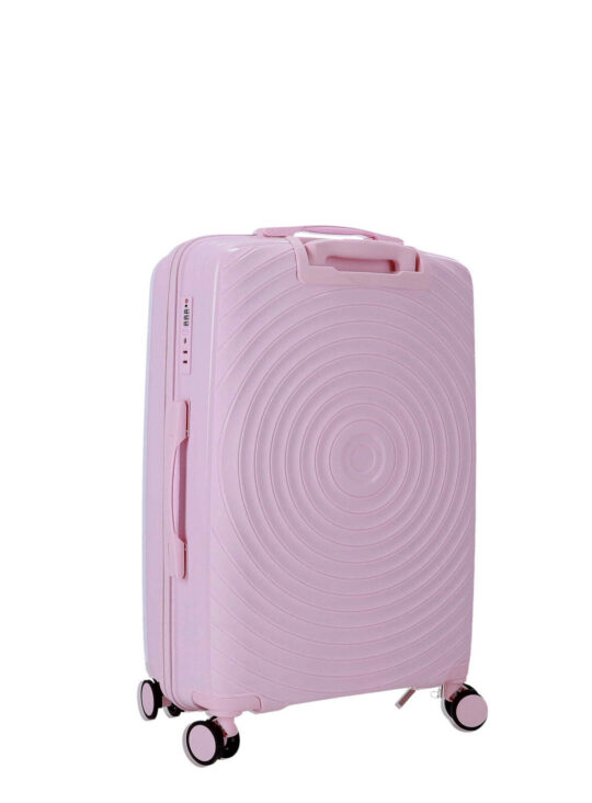 Kovček TRAVEL AND MORE - pastel roza, srednji, 70l