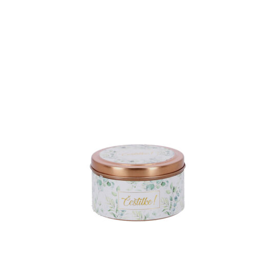 Sveča COTTON LINEN - summer, pločevinka, 80 g