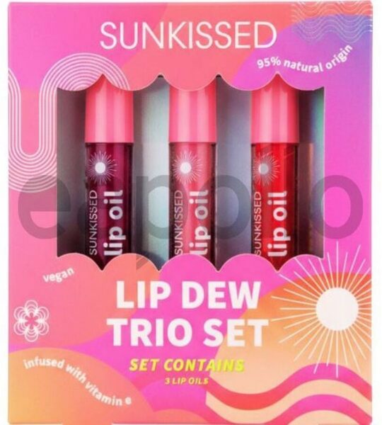 Darilni set SUNKISSED 95% Natural - balzam za ustnice