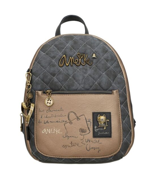 Modni nahrbtnik LS COLLECTION - črn