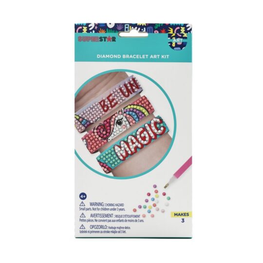 Set za ustvarjanje zapestnic SUPERSTAR - ustvarjalni komplet