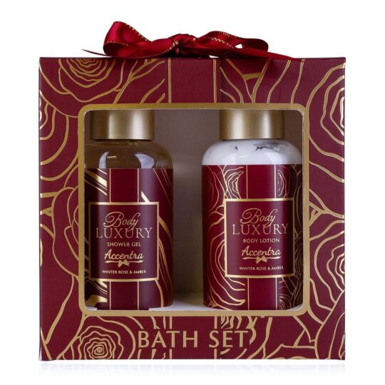 Darilni set BODY LUXURY - kopanje, gel za tuširanje 100 ml in losjon za telo 100 ml