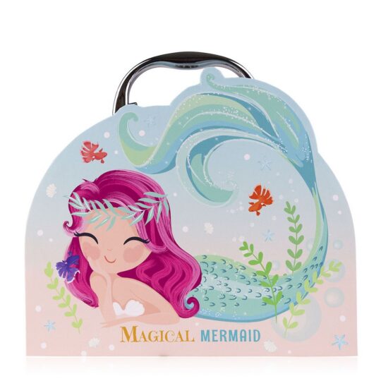 Darilni set MERMAID - kopanje, otroški, pena za kopanje 100 ml, bombica 100 g in gobica 10 g