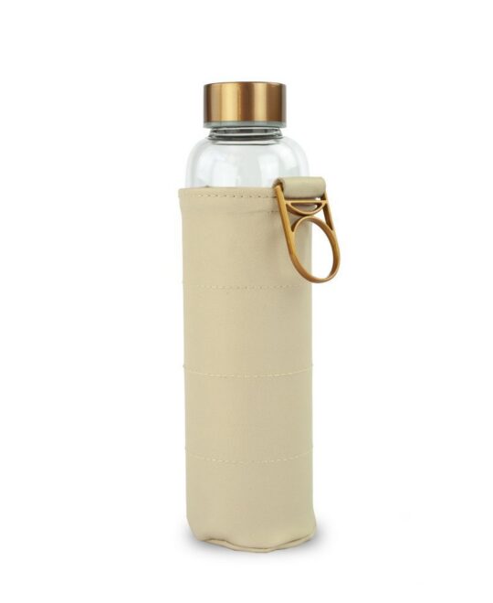 Steklenica za vodo - bela, 0,5 l