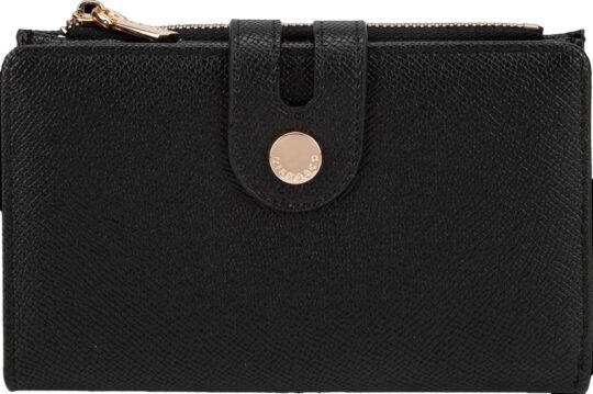 Denarnica LS COLLECTION - črna, darilna škatla