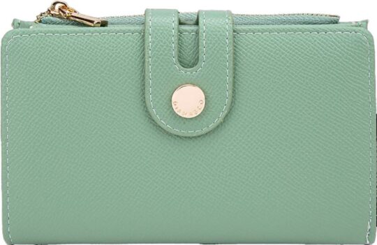 Denarnica LS COLLECTION - zelena, darilna škatla