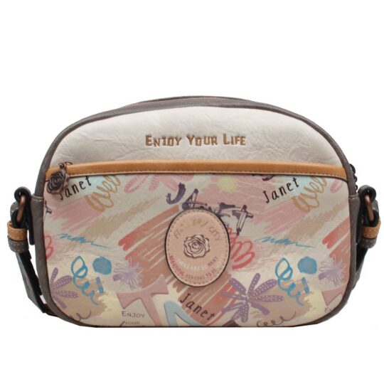 Torbica za čez ramo JANET DENESE Flowery City Mix - mix