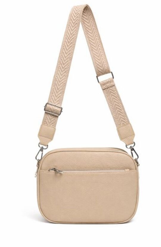 Torbica LS Collection - bež, na eno ramo