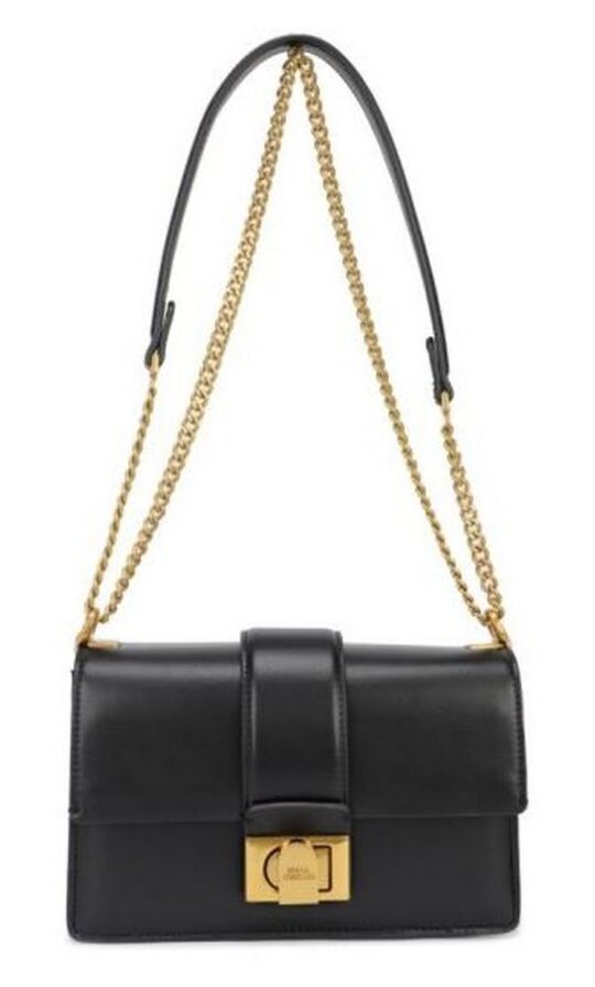 Torbica LS Collection - črna, na eno ramo